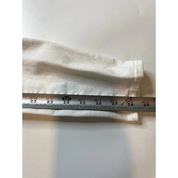 FRAME SZ 26 Jeans Le Skinny de Jeanne Distressed Mid-Rise Stretch 5-Pocket White - Picture 7 of 8